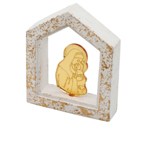 Γύψινο σπιτάκι με plexiglass 11cm Γύψινο σπιτάκι με plexiglass 11cm
