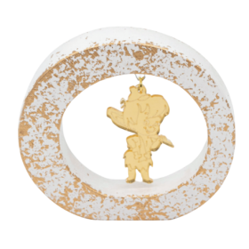 Γύψινο στρόγγυλο με plexiglass 11cm Γύψινο στρόγγυλο με plexiglass 11cm
