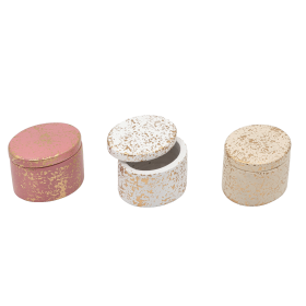 ΜΠΙΖΟΥΤΙΕΡΑ ΟΒΑΛ ΣΕ ΤΡΙΑ ΧΡΩΜΑΤΑ ΜΕ ΧΡΥΣΗ ΠΑΤΙΝΑ 8cm