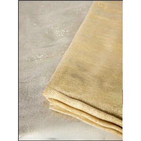 Γάζα χρυσή και ασημί λαμέ 1.50cmX5M Γάζα χρυσή και ασημί λαμέ 1.50cmX5M