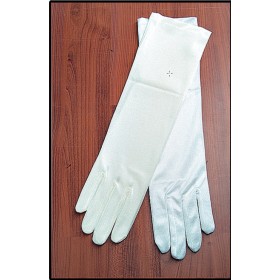 Γάντι γάμου λύκρα οργαντίνα στα 40cm