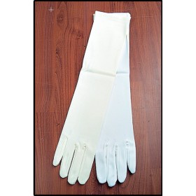 Γάντι γάμου σατέν σκέτο στα 40cm