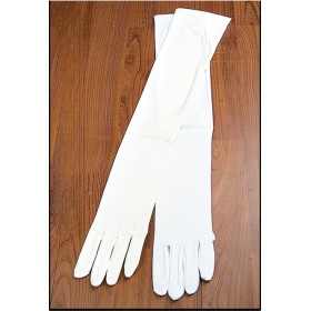 Γάντι γάμου σατέν σκέτο στα 50cm