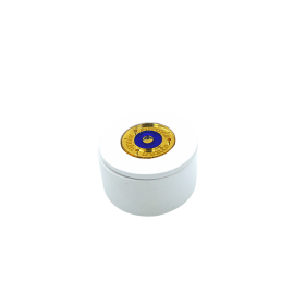 Γύψινη μπιζουτιέρα με plexiglass σχέδιο μάτι 6.5Χ6.5Χ5cm 