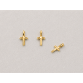 Mini Μεταλλικός Σταυρός 5 × 8mm – Χρυσός Premium Mini Μεταλλικός Σταυρός 5 × 8mm – Χρυσός Premium